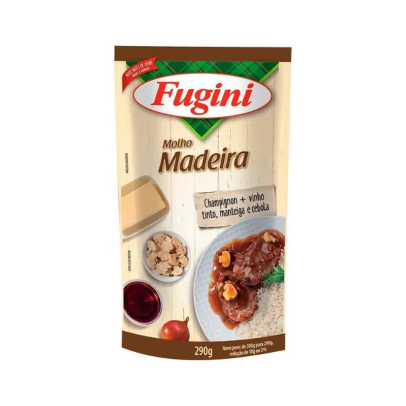 Molho Madeira Fugini Sache 290g