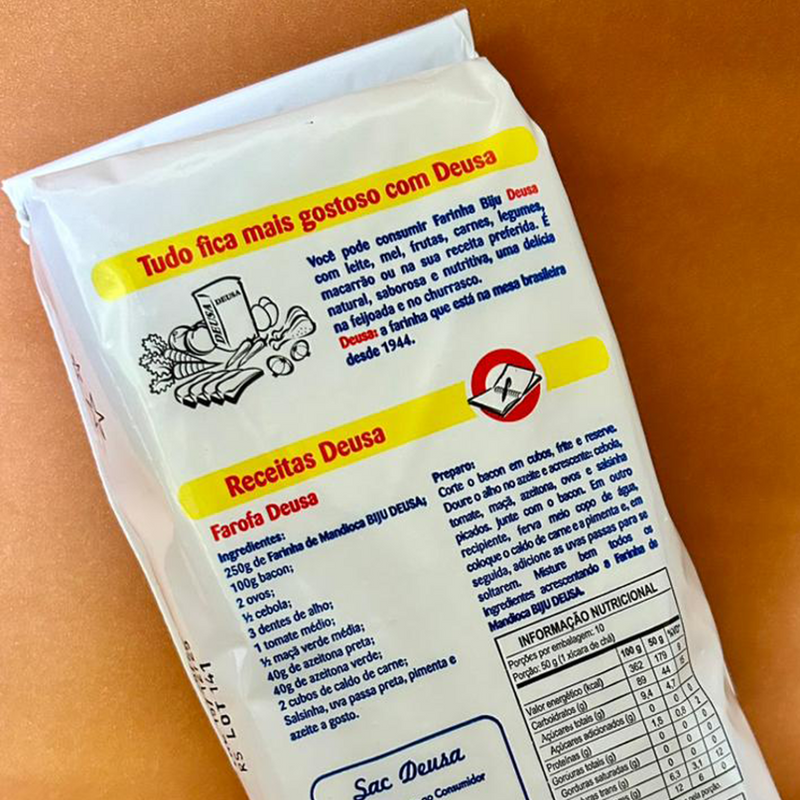 Farinha de Mandioca Biju Deusa 500g