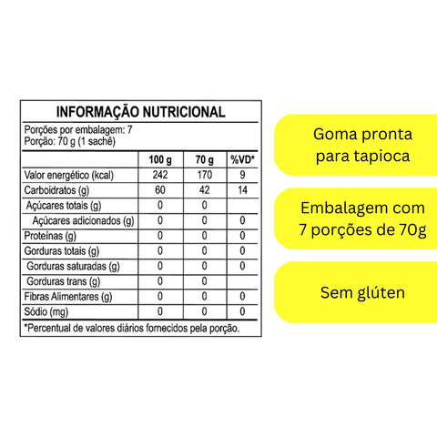 Tapioca Da Terrinha na Medida 490g