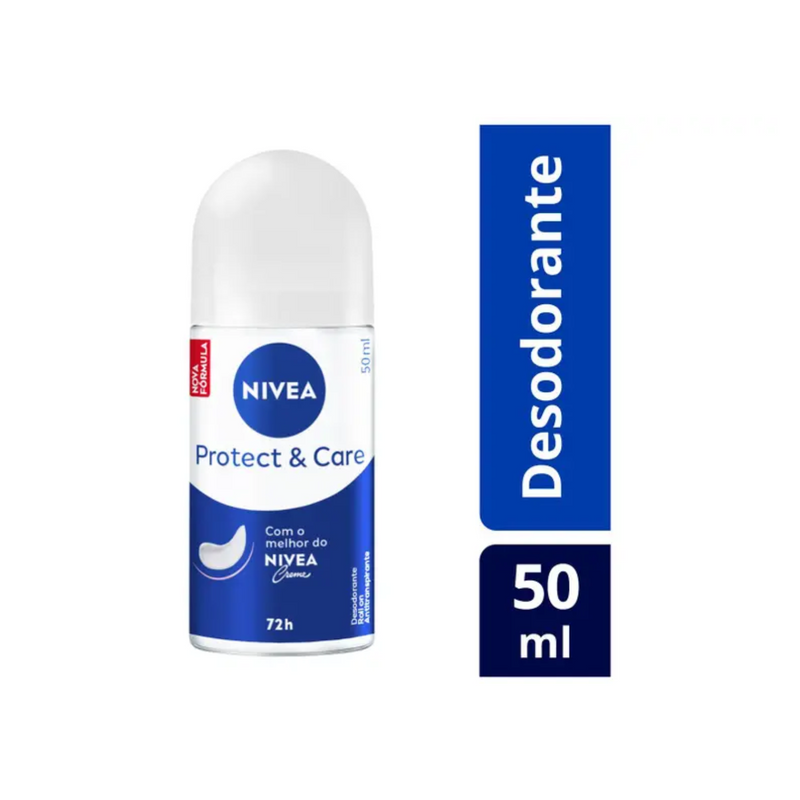 KIT 2 Desodo Antitranspirante Roll Protect & Care 50ml