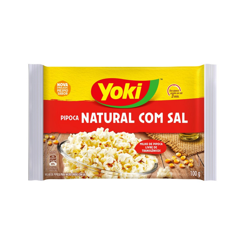 Pipoca de Micro-ondas - Natural c/sal 100g