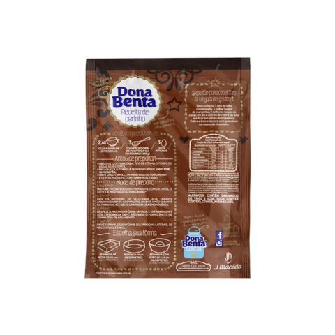 Mistura Para Bolo Dona Benta Brigadeiro 450g
