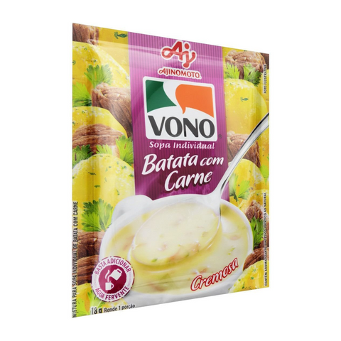 Sopa Vono Batata com Carne Pacote com 18g