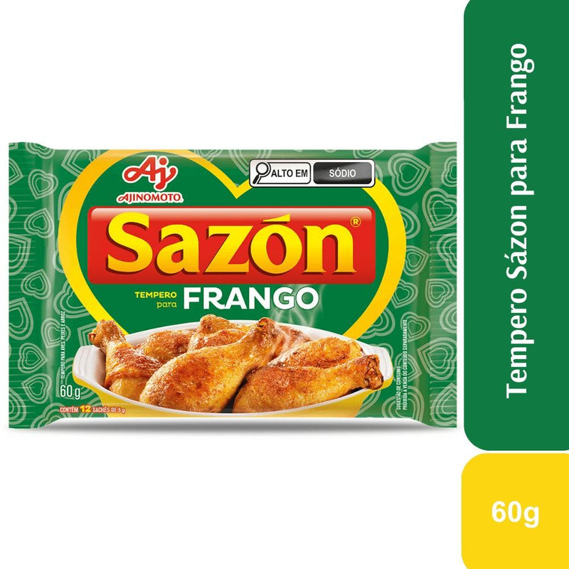 Tempero em pó sazón® sabor frango 60g