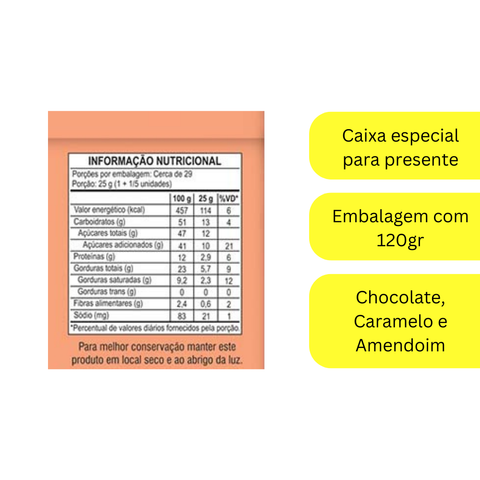 Pé De Moca Bites Com Chocolate DaColônia 120gr