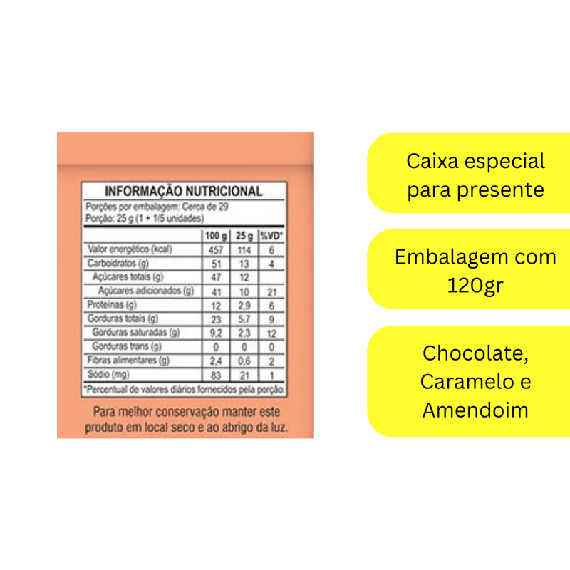 Pé De Moca Bites Com Chocolate DaColônia 120gr