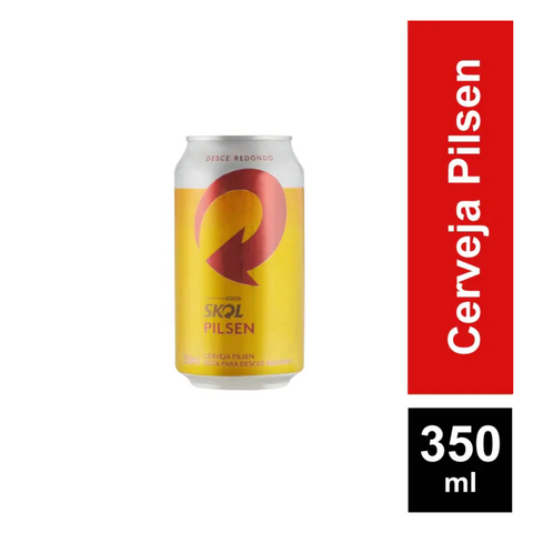 Cerveja Skol Pilsen Lata 350ml