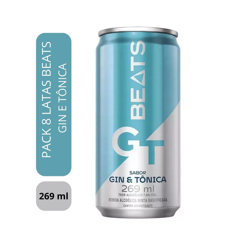 Skol Beats Gt Lata 269ml Caixa Com 8 Unidades