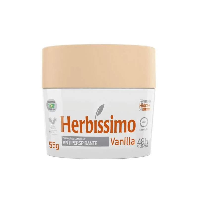 Creme  Desodorante Vanilla Herbissimo 55G