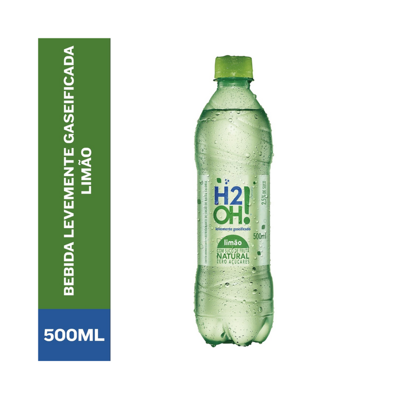 H2OH LIMÃO COM GÁS PET 500ML