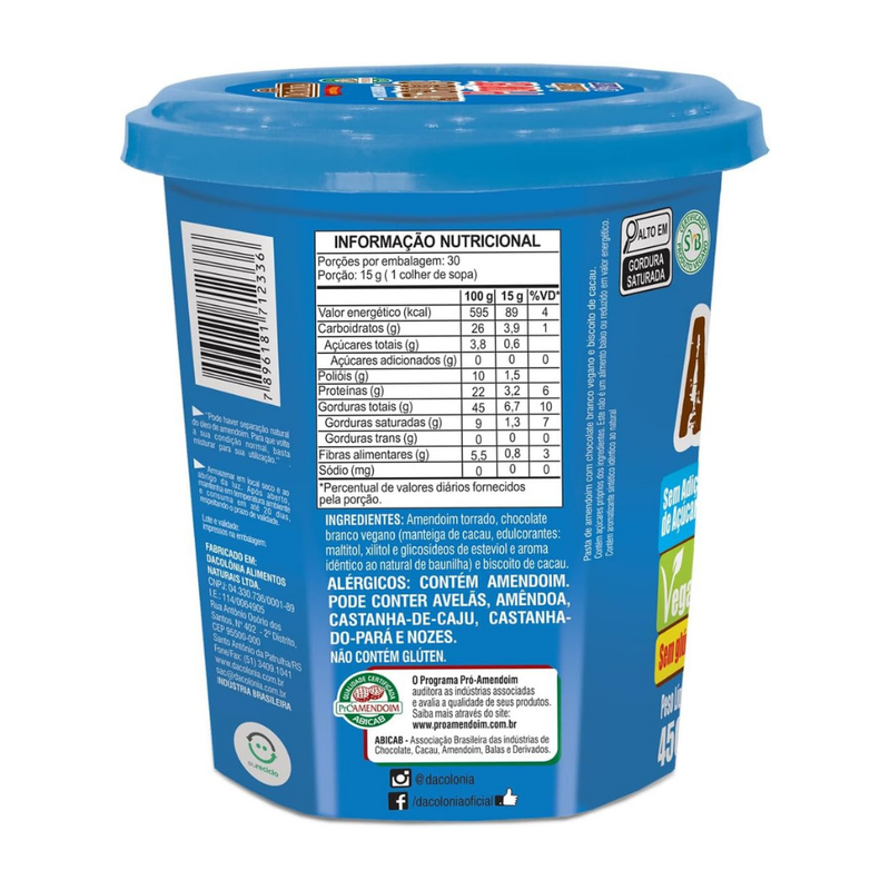 Amendopower C/cookies & Cream DaColônia 450g