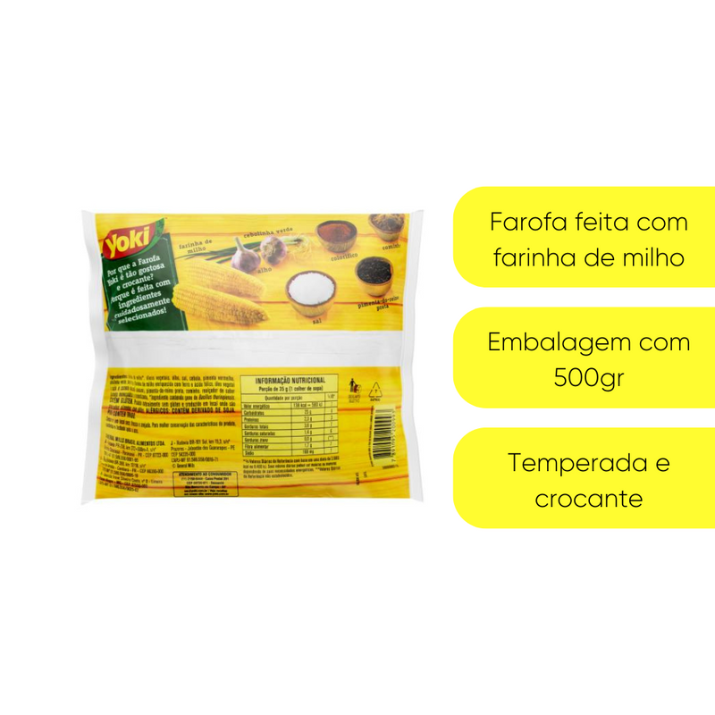 FAROFA DE MILHO YOKI 400G