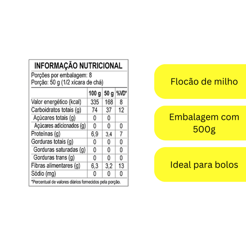 Flocao de Milho da Terrinha 400g
