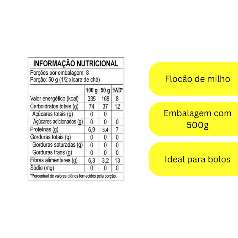 FLOCAO DE MILHO DA TERRINHA 400G