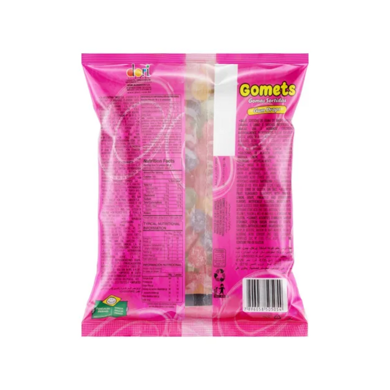 Bala Dori Gomets Sortido Sem Gluten 500 G