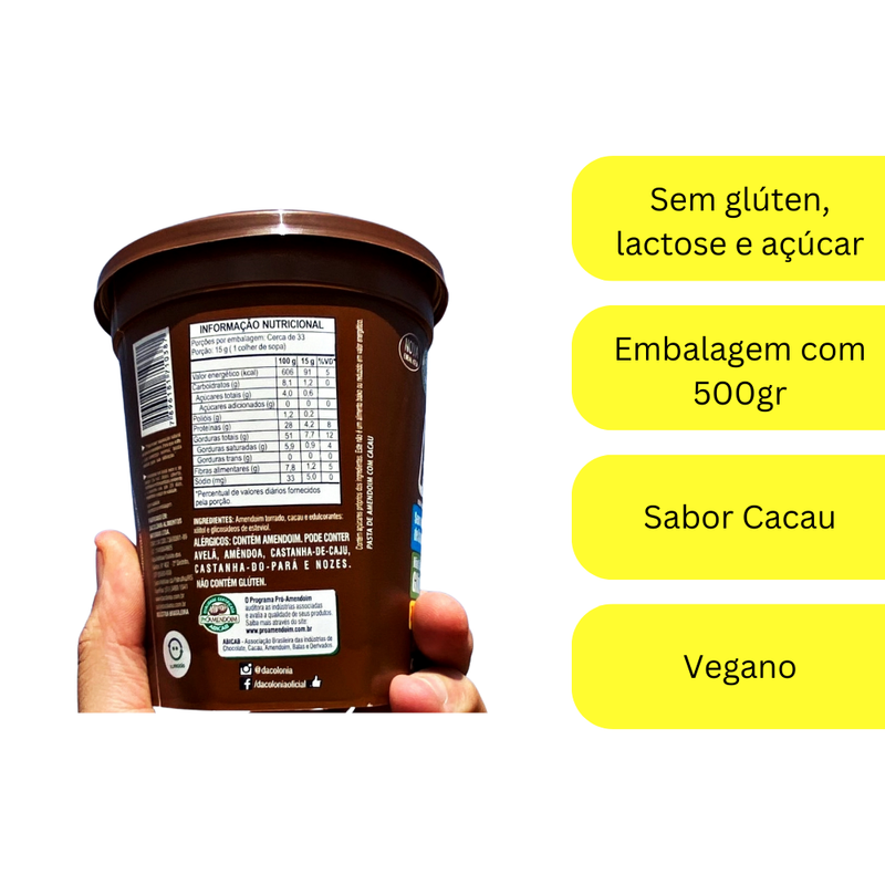 Amendopower Com Cacau DaColônia 500g