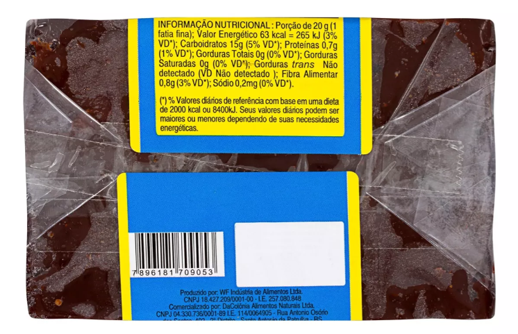 BANANADA ZERO 200G - DACOLÔNIA
