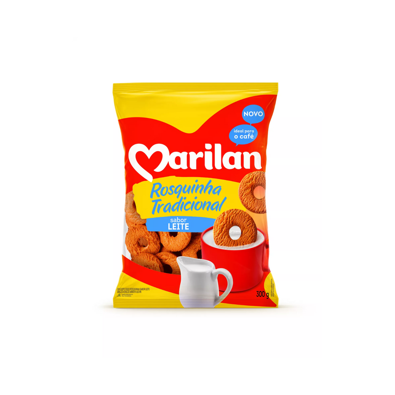 Biscoito Rosquinha Tradicional Leite 300g