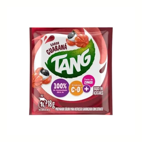 Refresco em Pó Tang Guaraná 18g - Caixa com 18 Unidades