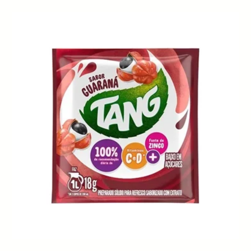 Refresco em Pó Tang Guaraná 18g - Caixa com 18 Unidades