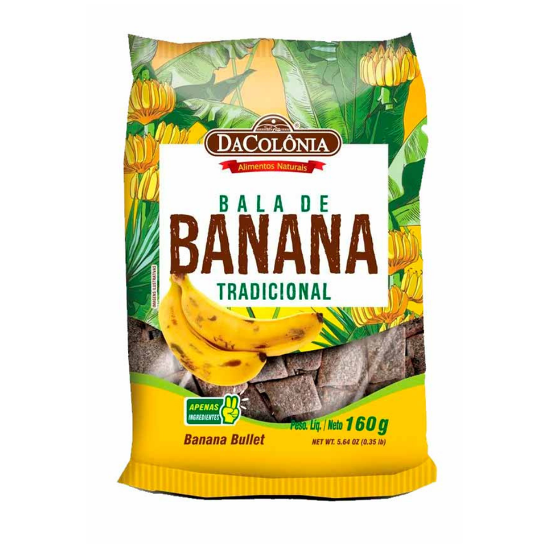 Bala De Banana DaColônia 160g