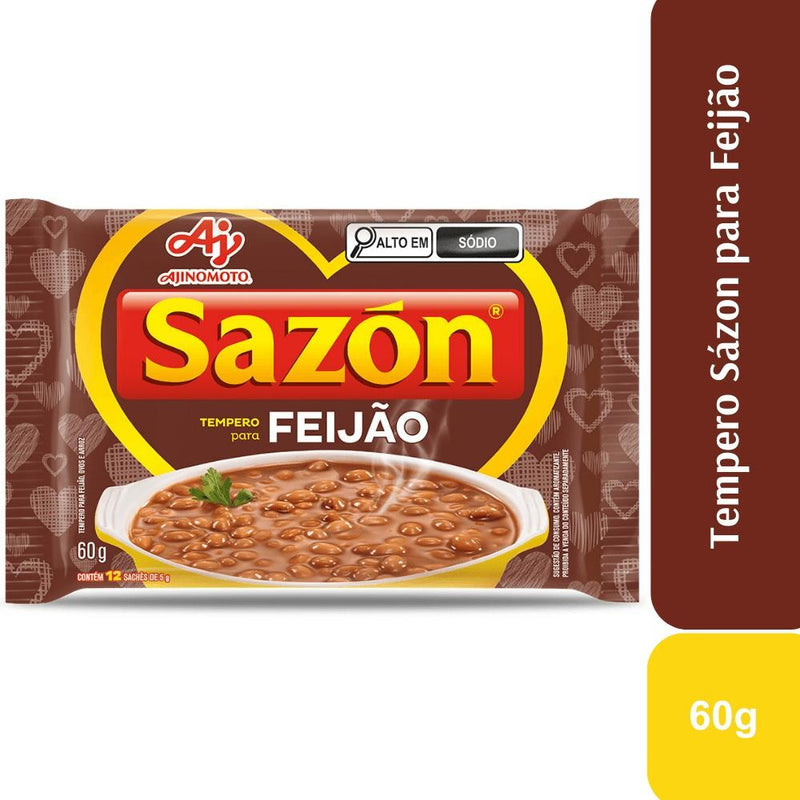Tempero em pó sazón® sabor feijão 60g