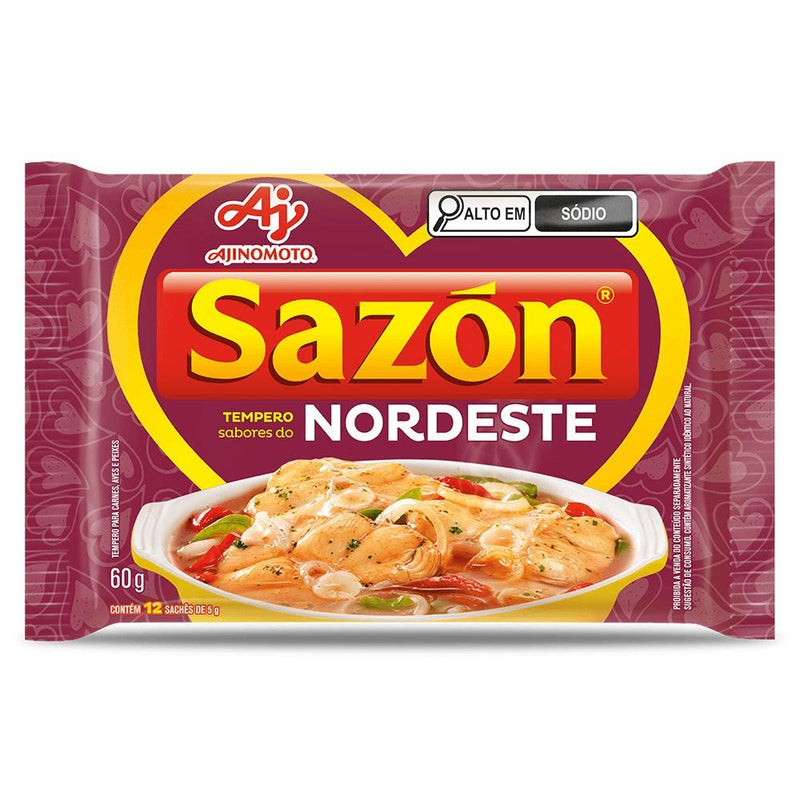 Tempero Em Pó Sazón® Sabores Do Nordeste 60g