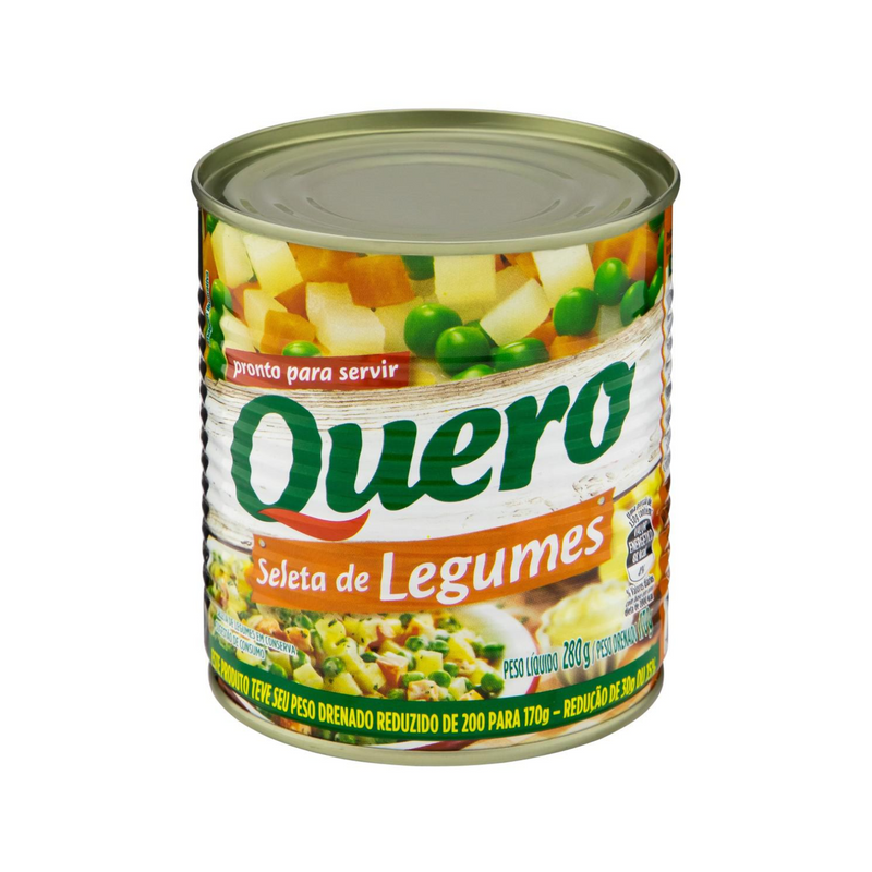 Seleta de Legumes em Conserva Quero Lata 170g