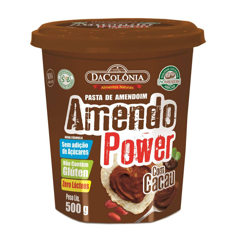 Amendopower Com Cacau DaColônia 500g