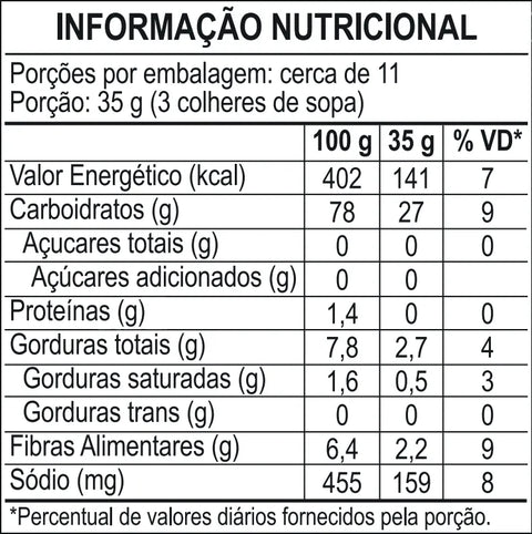 Farofa Pronta Tradicional Da Terrinha 150g