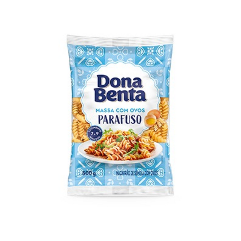 Macarrão Parafuso C/ovos Dona Benta - 500g