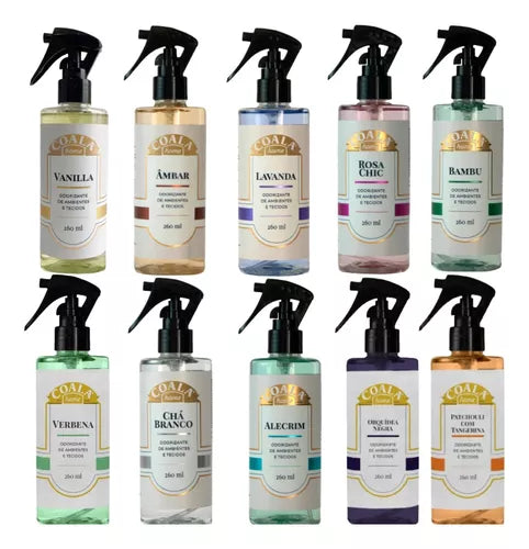 ODORIZANTE DE AMBIENTES E TECIDOS CHA BRANCO 260ML
