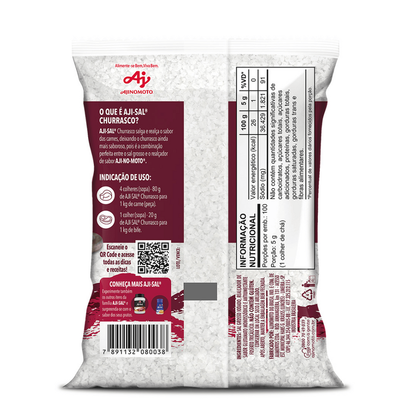Aji-Sal® Para Churrasco 500G