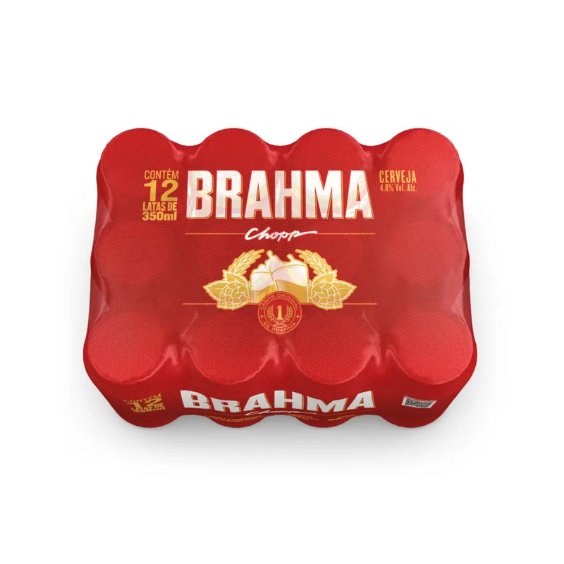 BRAHMA CHOPP LATA 350ML SH C/12 NPAL