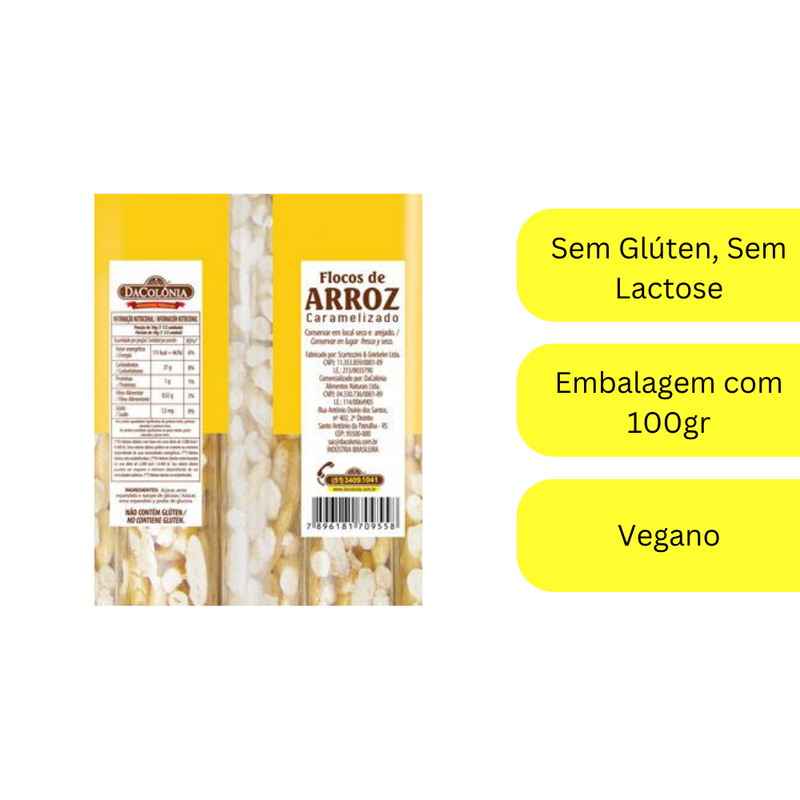 Flocos De Arroz Dacolonia 100gr - DACOLÔNIA