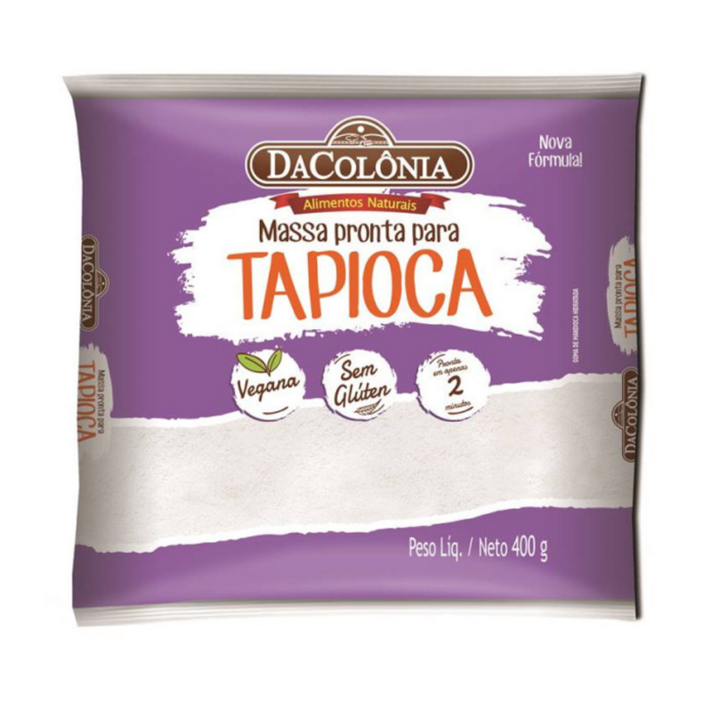 Tapioca Massa Pronta 400gr - Dacolônia
