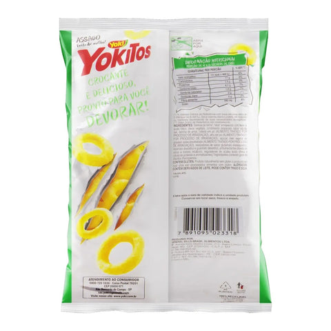 Salgadinho de Milho Anel Cebola Yoki Yokitos Pacote 54g