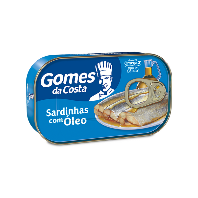 Sardinha com Óleo Gomes da Costa Lata 125g