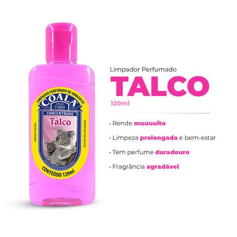 Coala Essências - Limpador Perfumado de Ambientes - TALCO - 120 ml