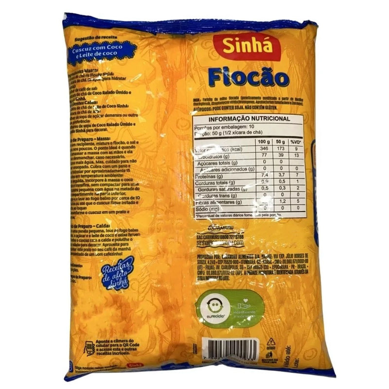 Flocão de Milho Sinhá 500g