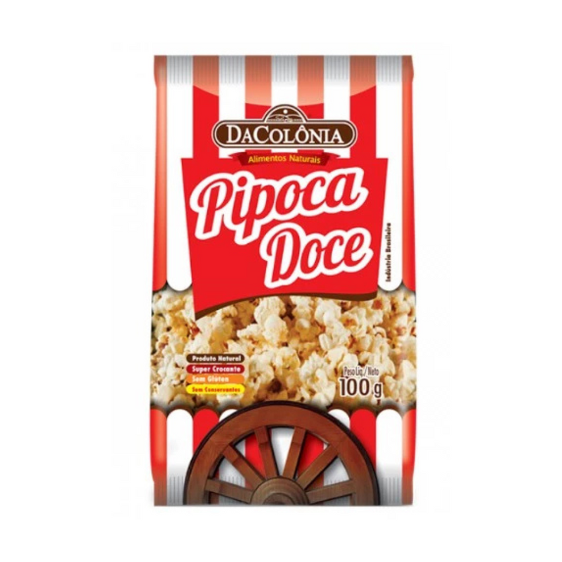 PIPOCA DOCE 100GR - DACOLÔNIA