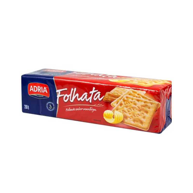 Biscoito Cream Cracker Folhata 170g Adria