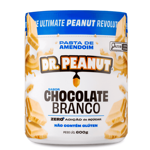 Pasta de Amendoim Chocolate Branco 600g Dr Peanut
