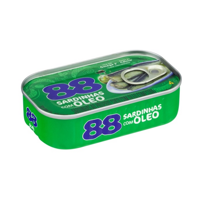 Sardinha 88 ao Óleo Lata 84g