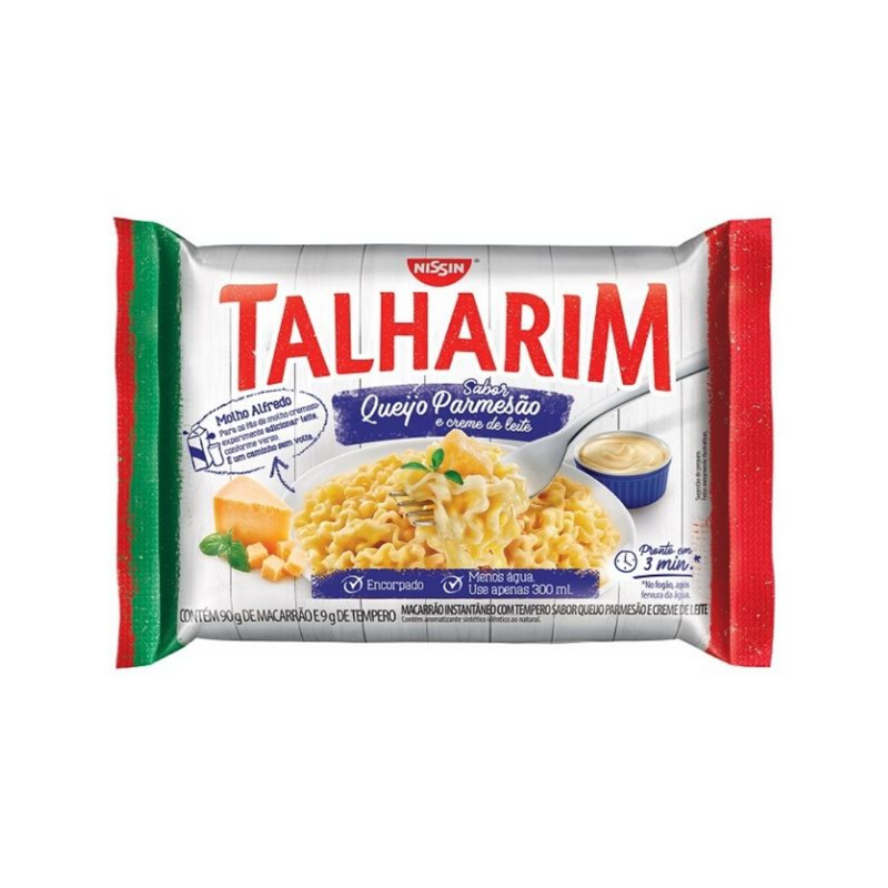 Nissin Talharim Quij. Parm. e Creme de Leite 99g