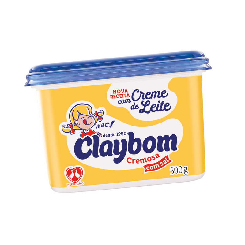 Margarina Cremosa com Sal Claybom Pote 500g