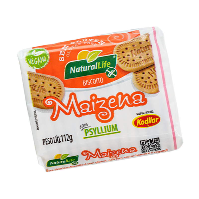 Biscoito de Maizena Vegano Sem Glúten Kodilar 112g