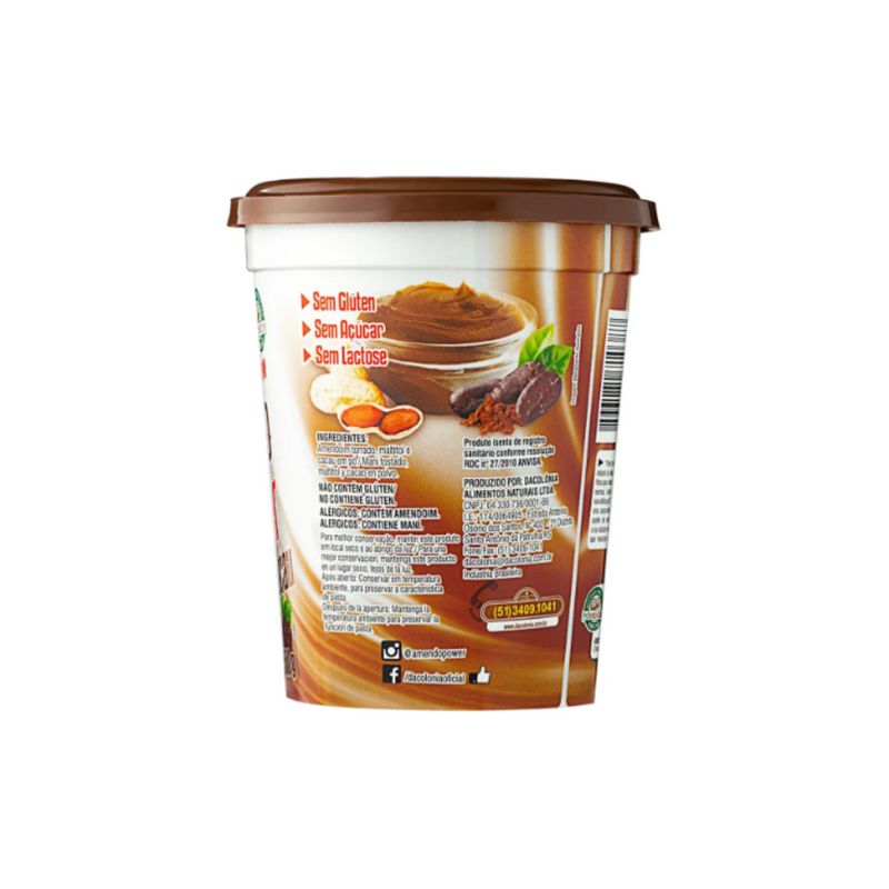 Amendopower com Cacau DaColônia 500G - 6UN
