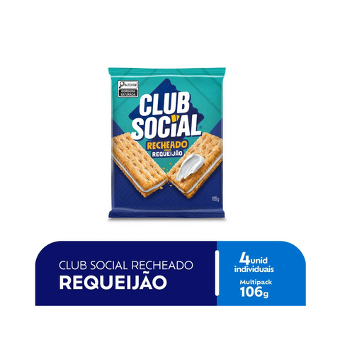 Clube Social Requeijão 4unx26,5g