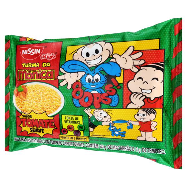 MACARRÃO INSTANTÂNEO NISSIN LAMEN SUAVE TOMATE 85G